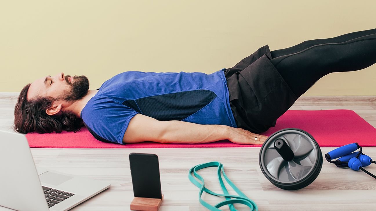 man doing pilates header