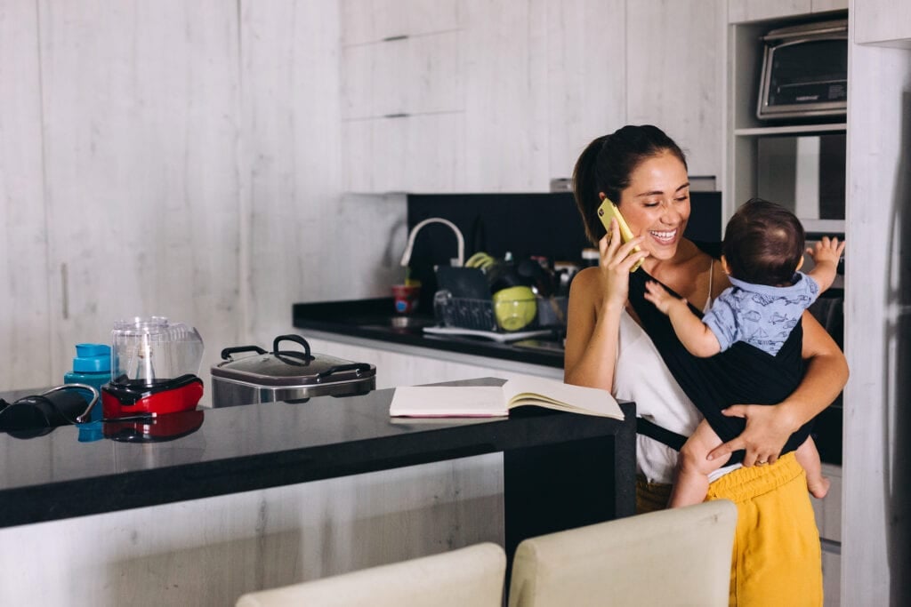 bring your child to work jobs, work from home mom with baby